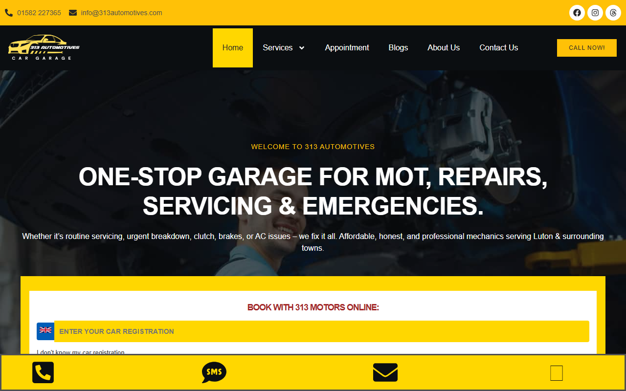 313automotives.com screenshot