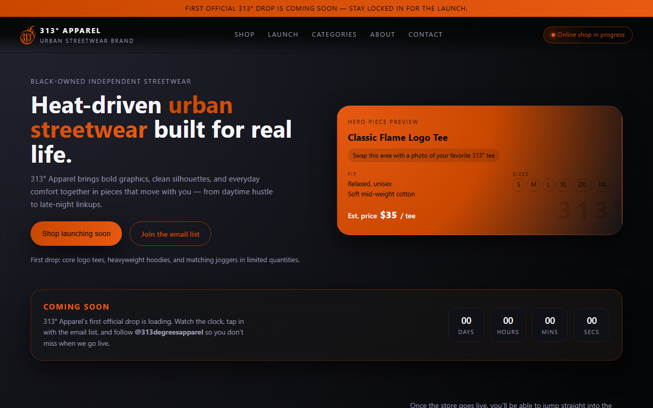 313degrees.com screenshot