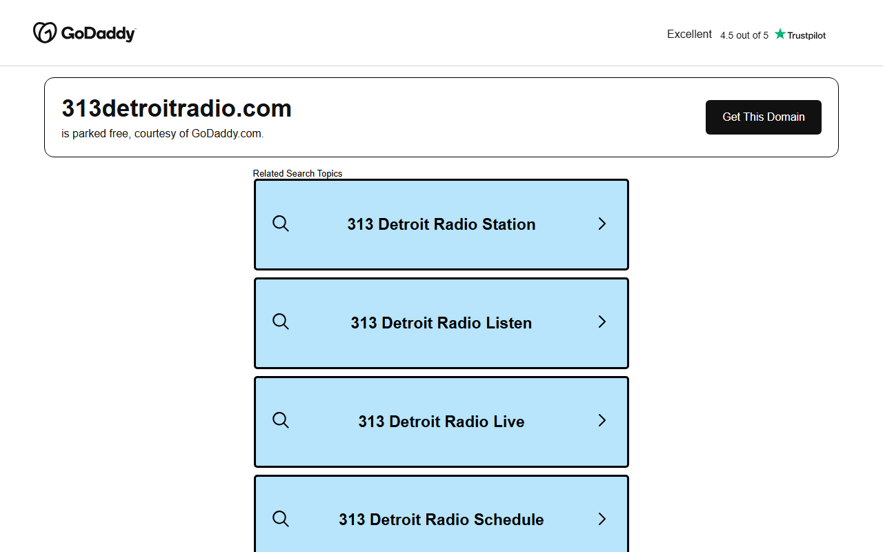 313detroitradio.com screenshot