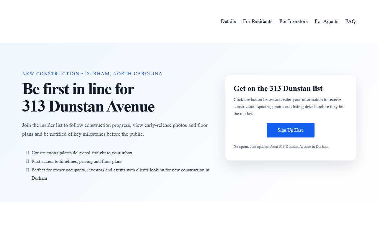 313dunstan.com screenshot
