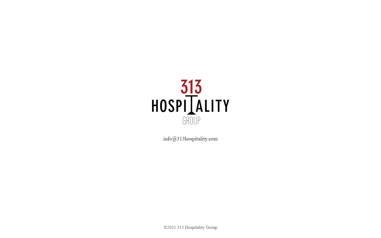 313hospitality.com screenshot