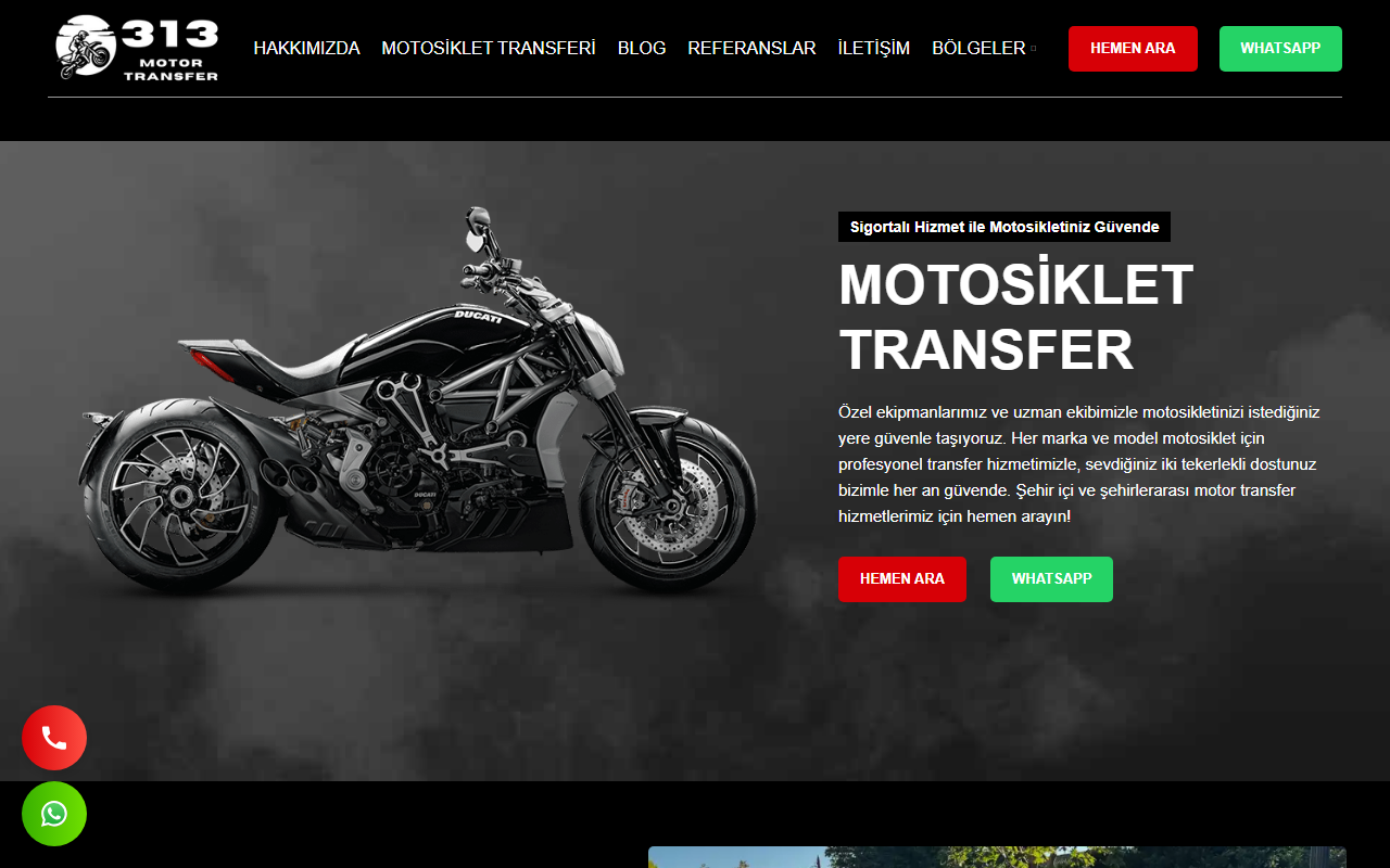 313mototrans.com screenshot