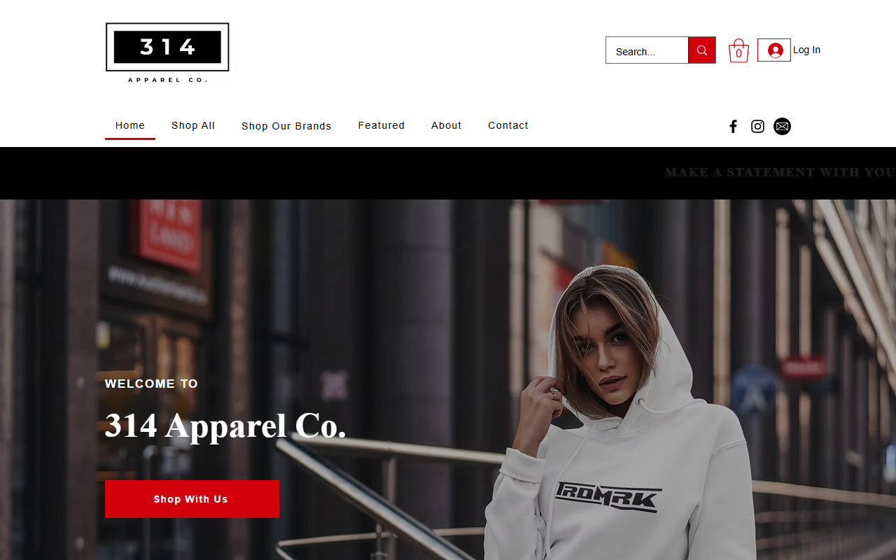 314-apparel.com screenshot