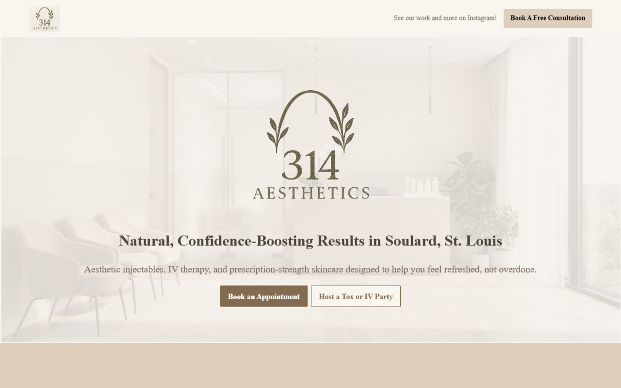314aesthetics.com screenshot