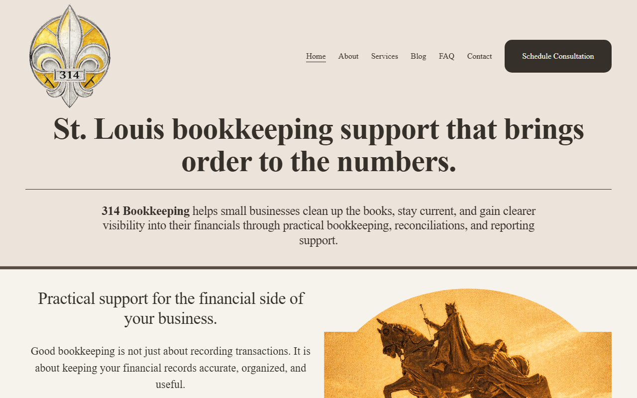 314bookkeeping.com screenshot