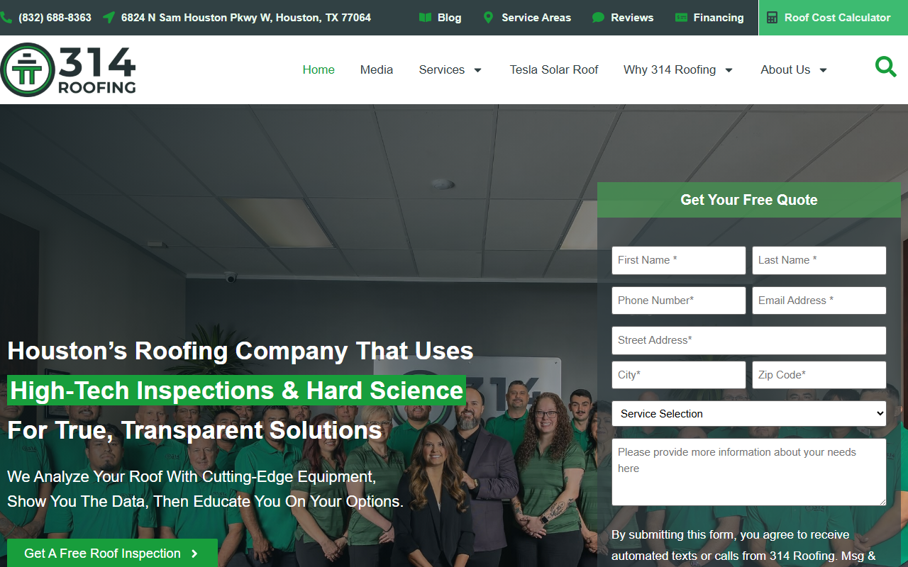 314construction.com screenshot