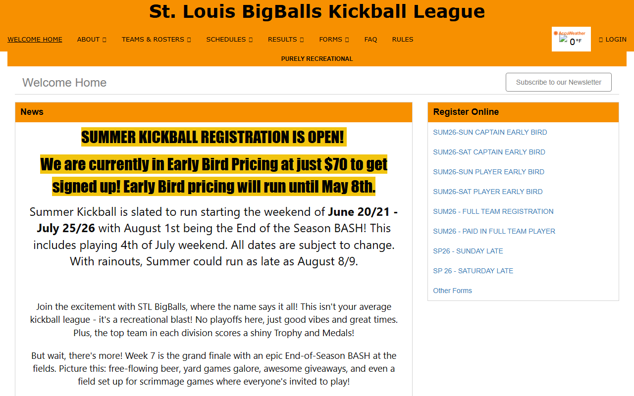 314kickball.com screenshot