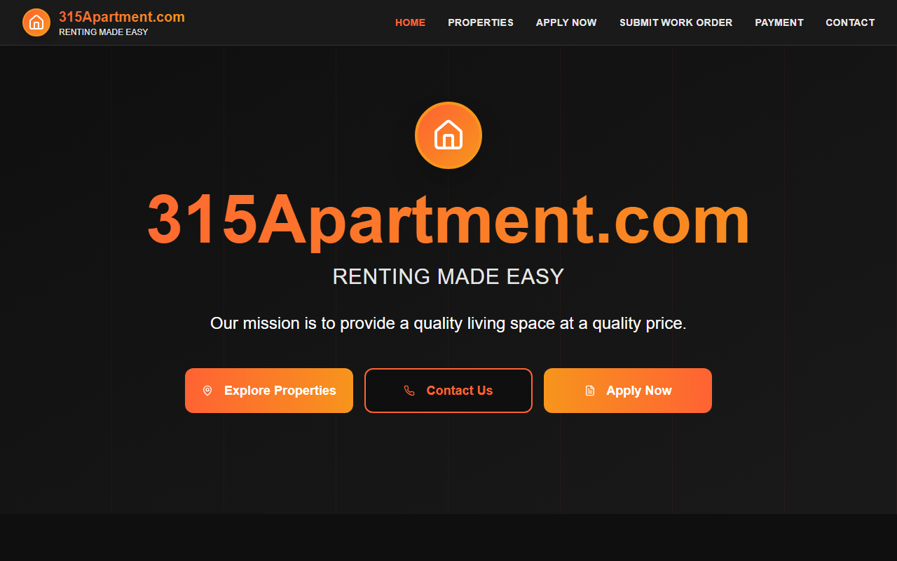 315apartment.com screenshot