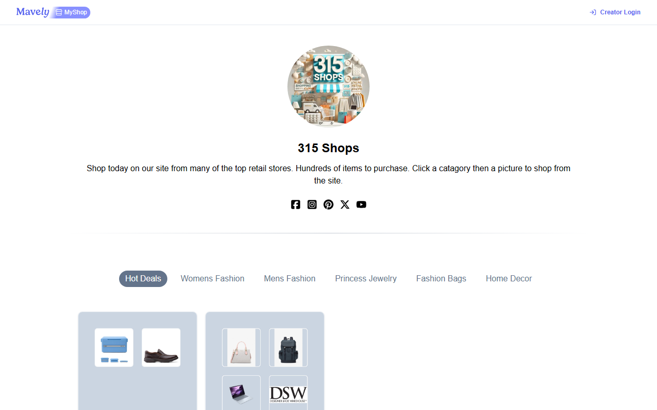 315fashionstore.com screenshot