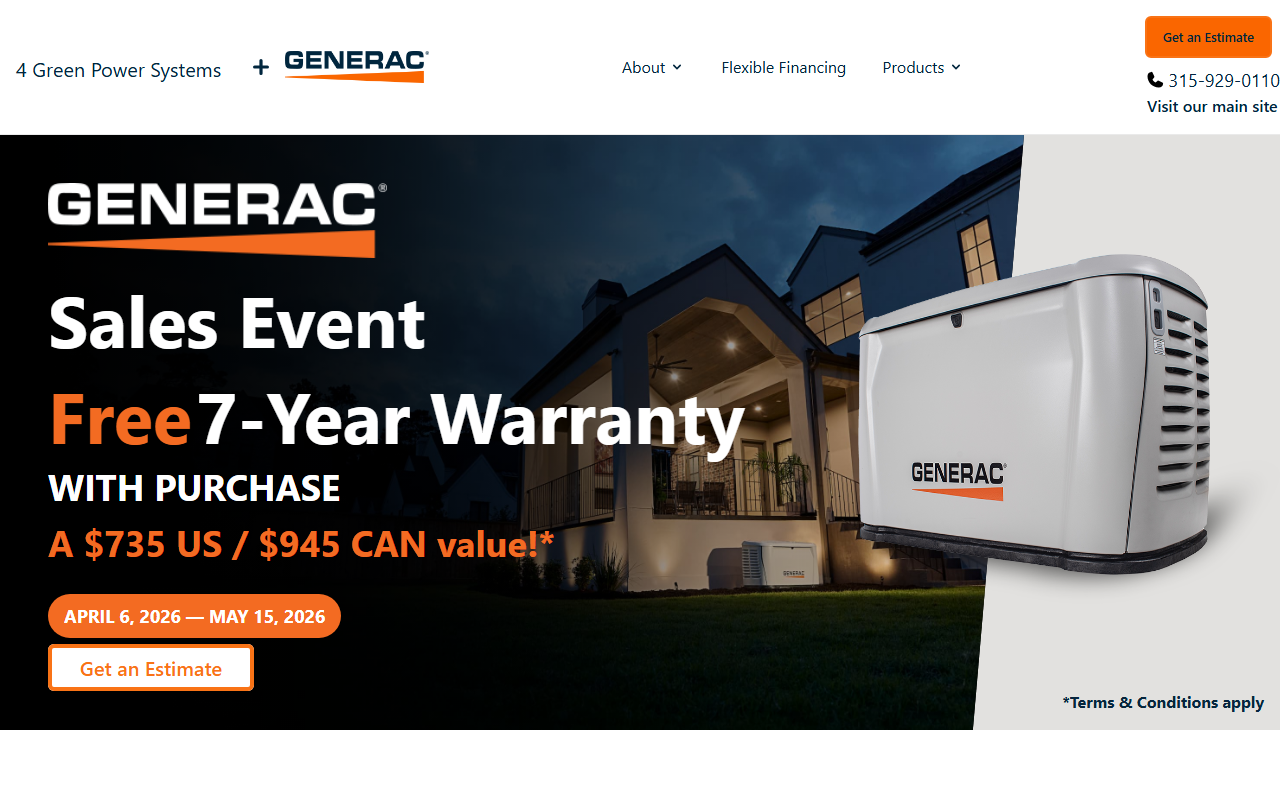 315generators.com screenshot