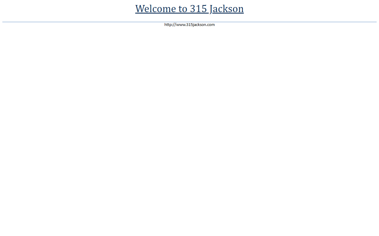 315jackson.com screenshot