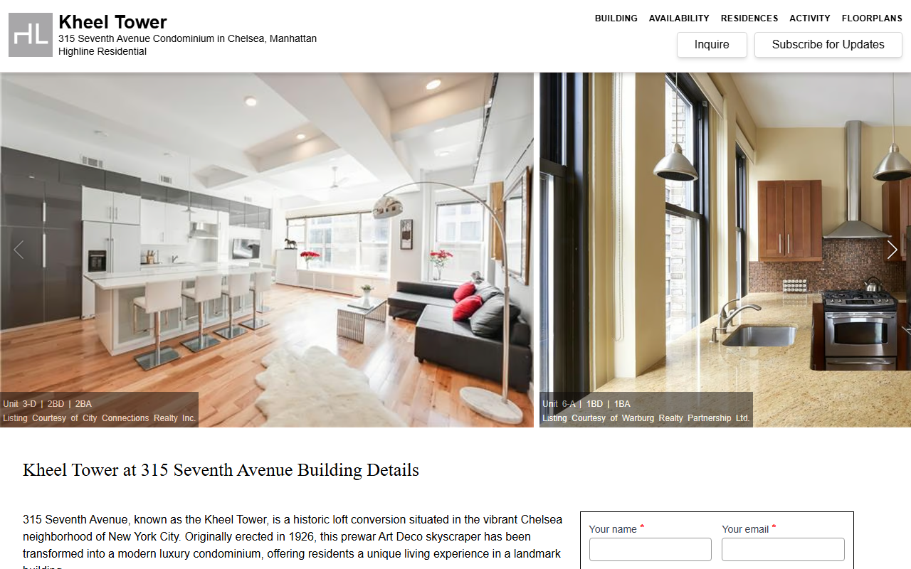 315seventh.com screenshot