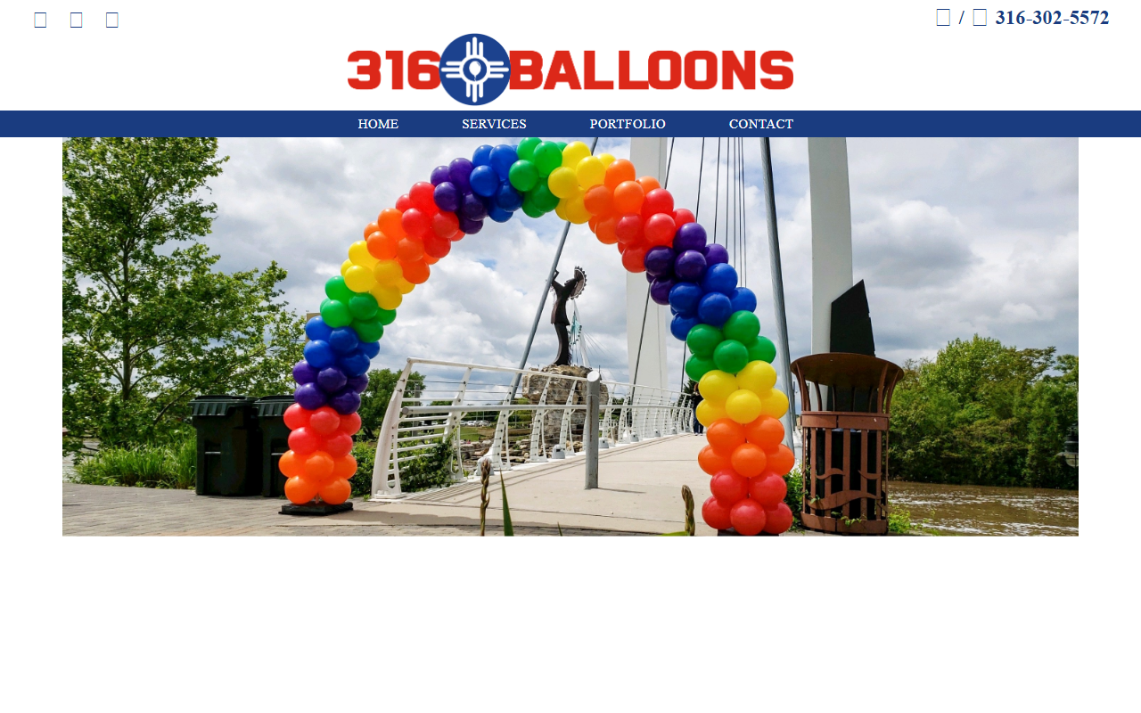 316balloons.com screenshot