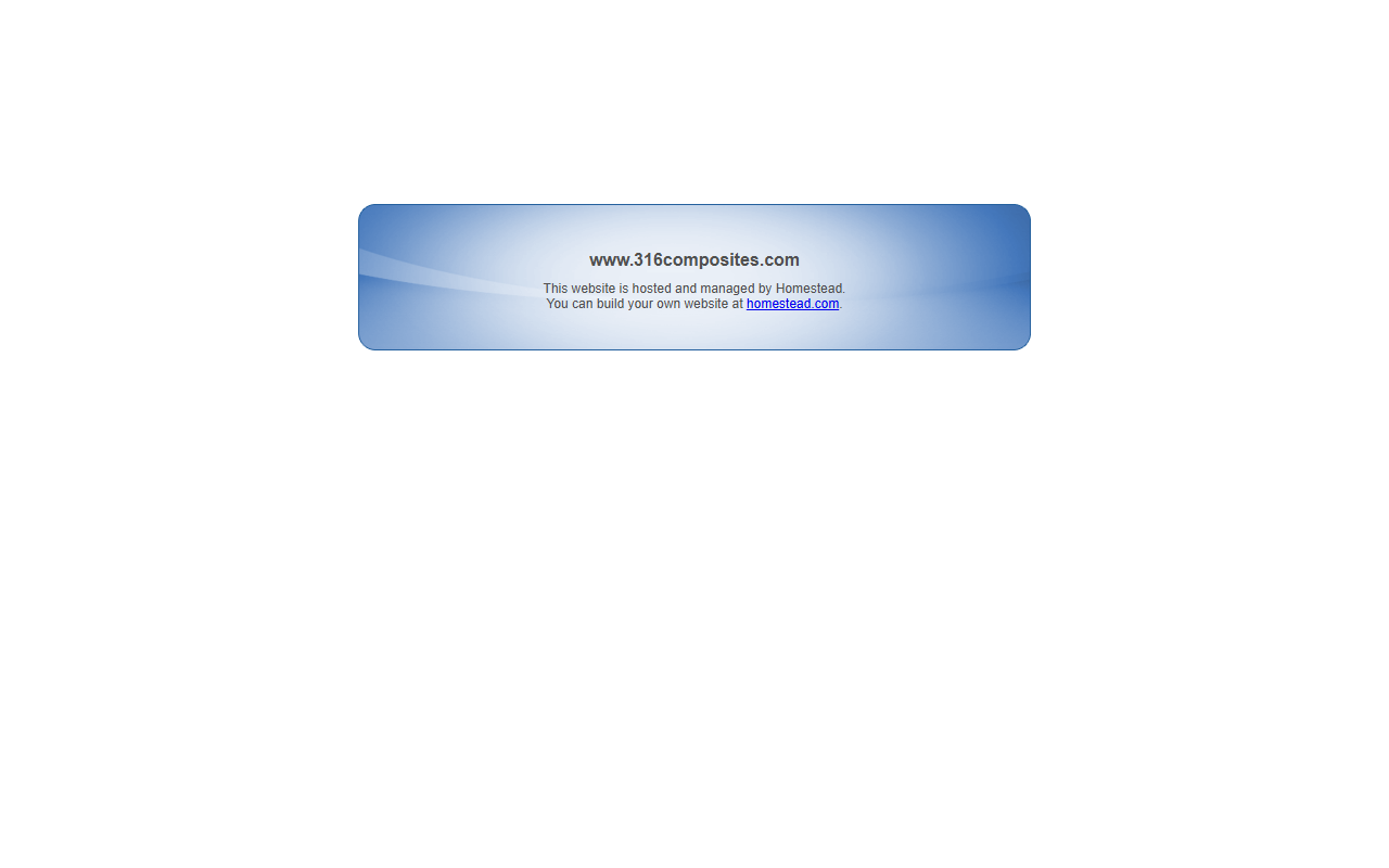 316composites.com screenshot