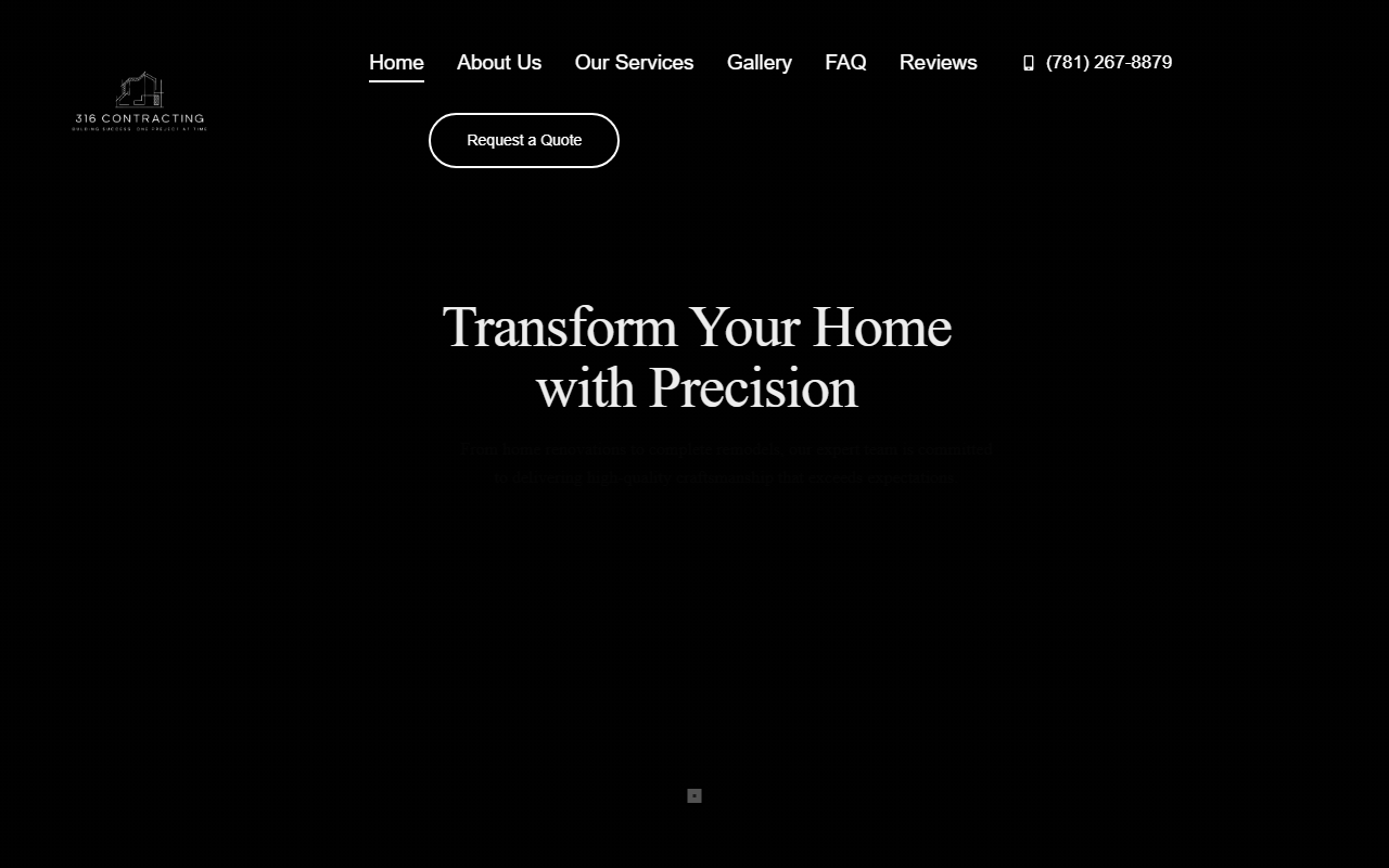 316contractor.com screenshot