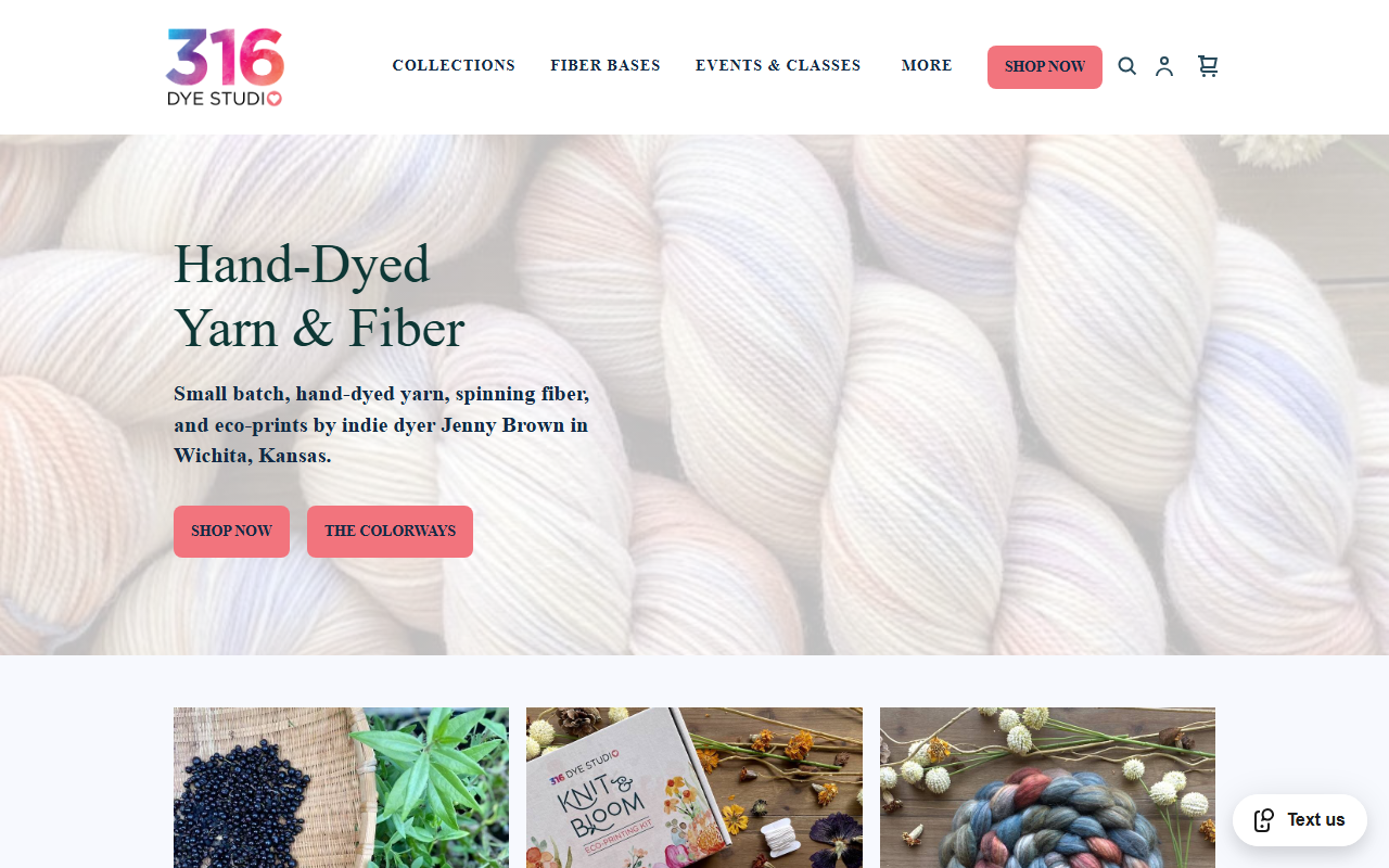 316dyestudio.com screenshot