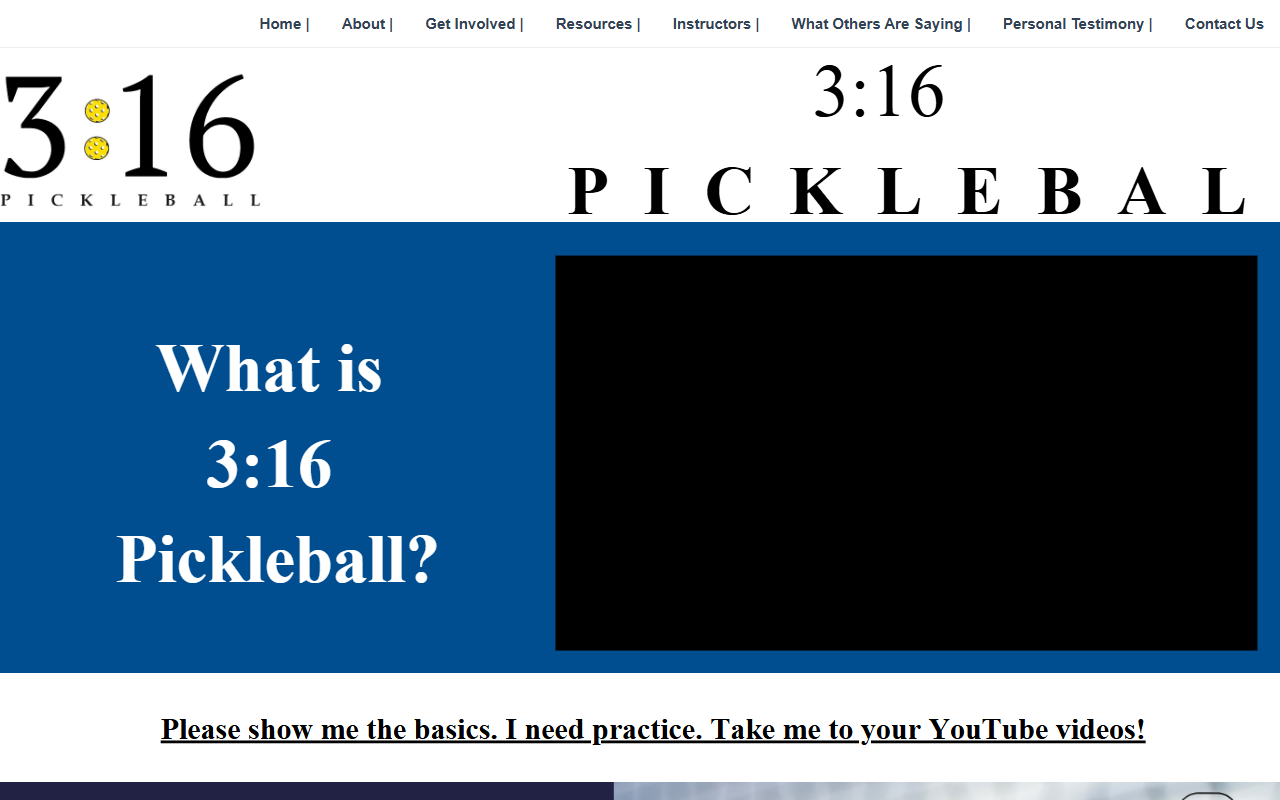 316pickleball.com screenshot