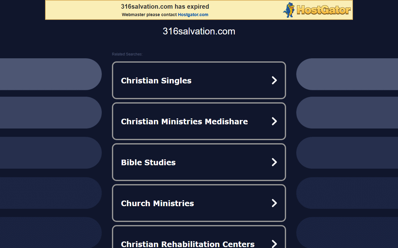 316salvation.com screenshot