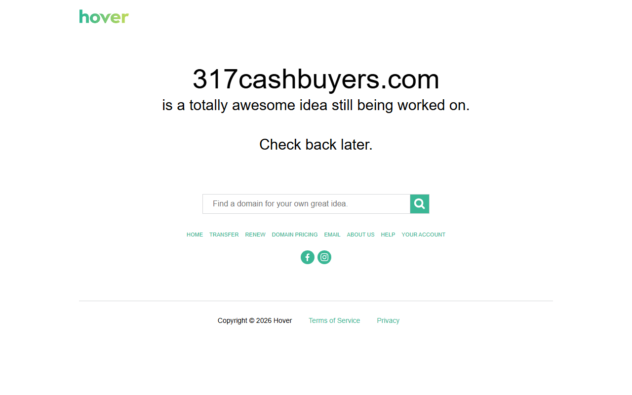 317cashbuyers.com screenshot
