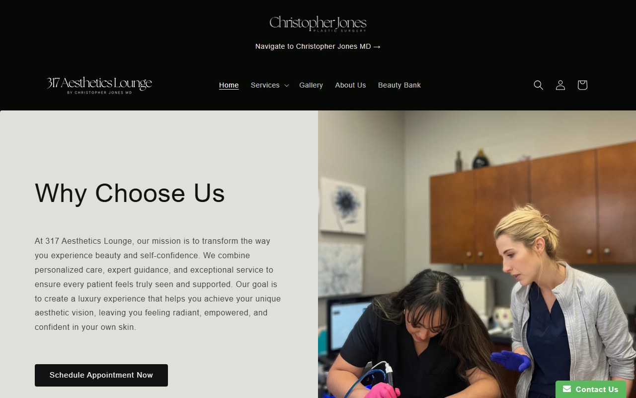 317esthetics.com screenshot