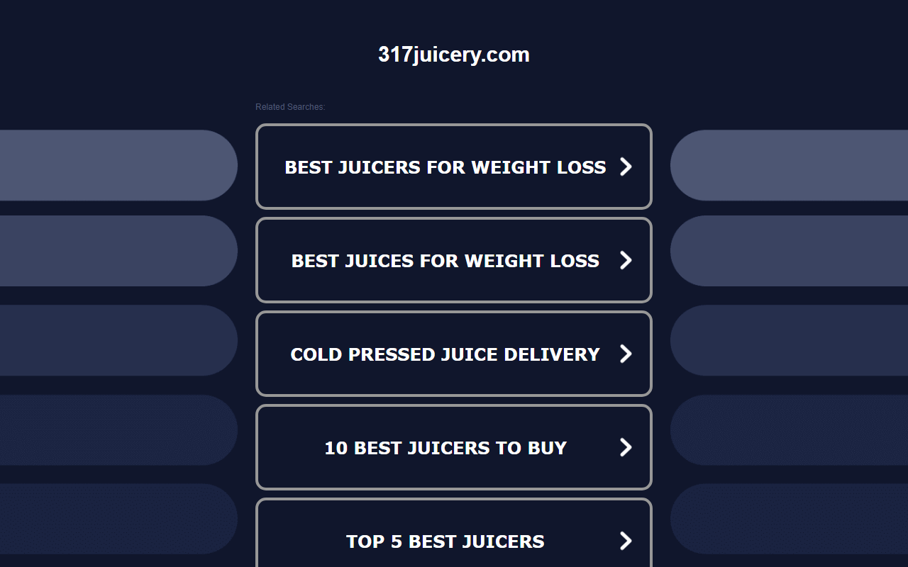 317juicery.com screenshot