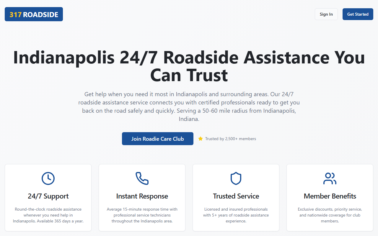 317roadsideclub.com screenshot