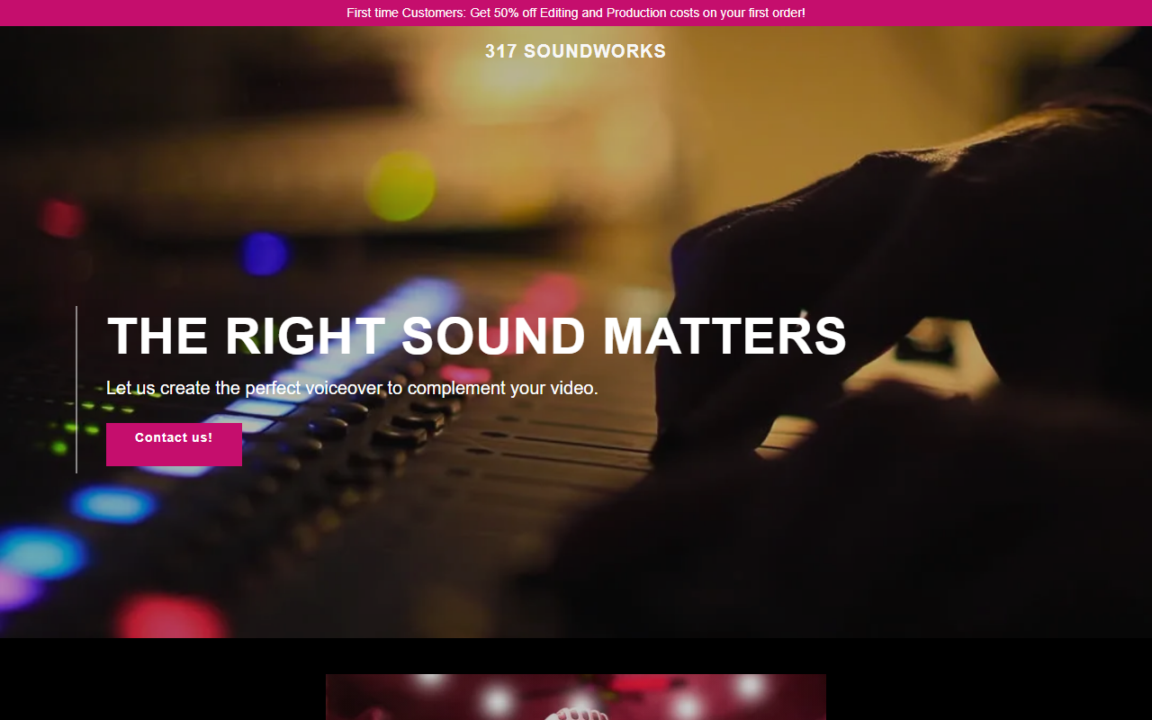 317soundworks.com screenshot