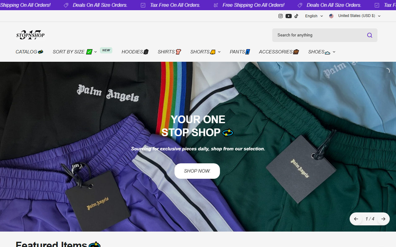 317stopnshop.com screenshot