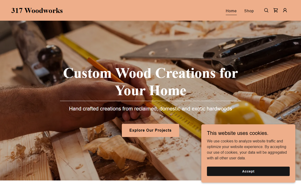 317woodworks.com screenshot