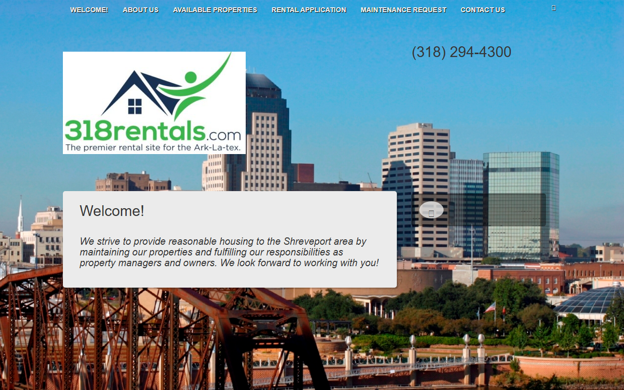 318rentals.com screenshot