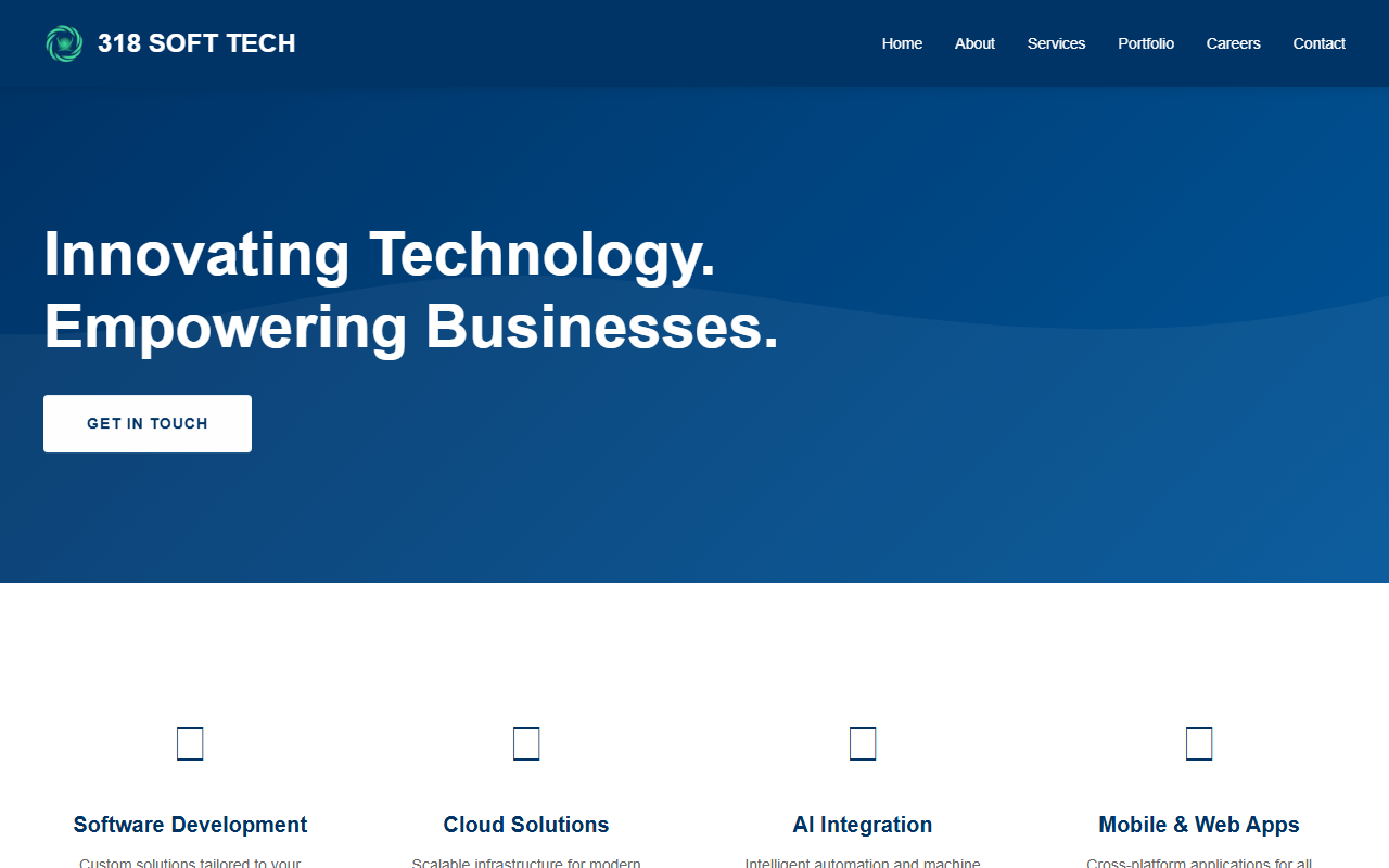 318softtech.com screenshot