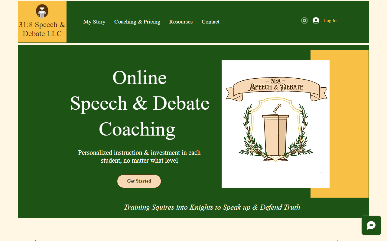 318speech-debate.com screenshot