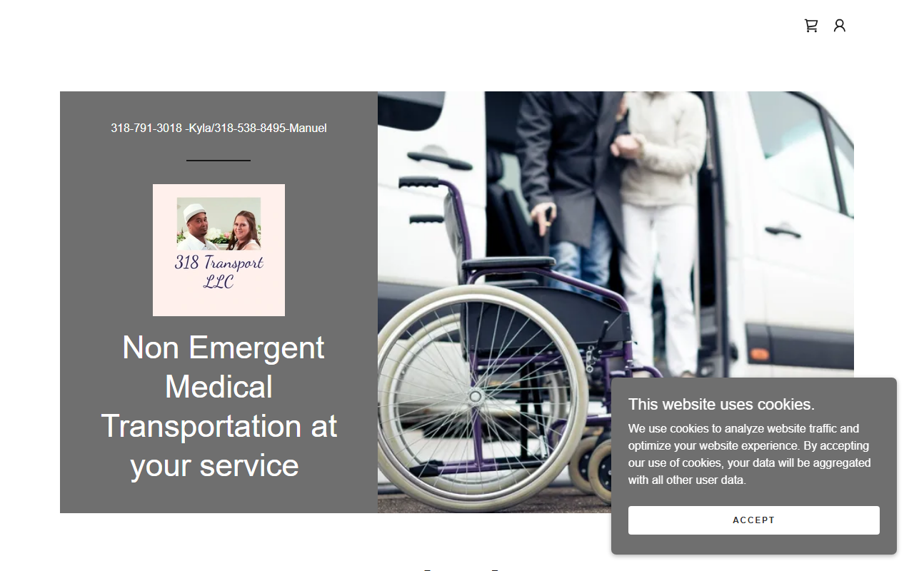 318transportllc.com screenshot