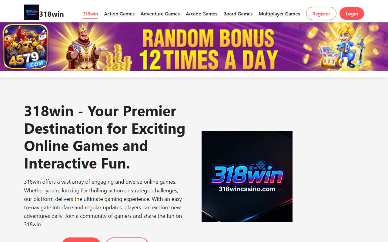 318wincasino.com screenshot