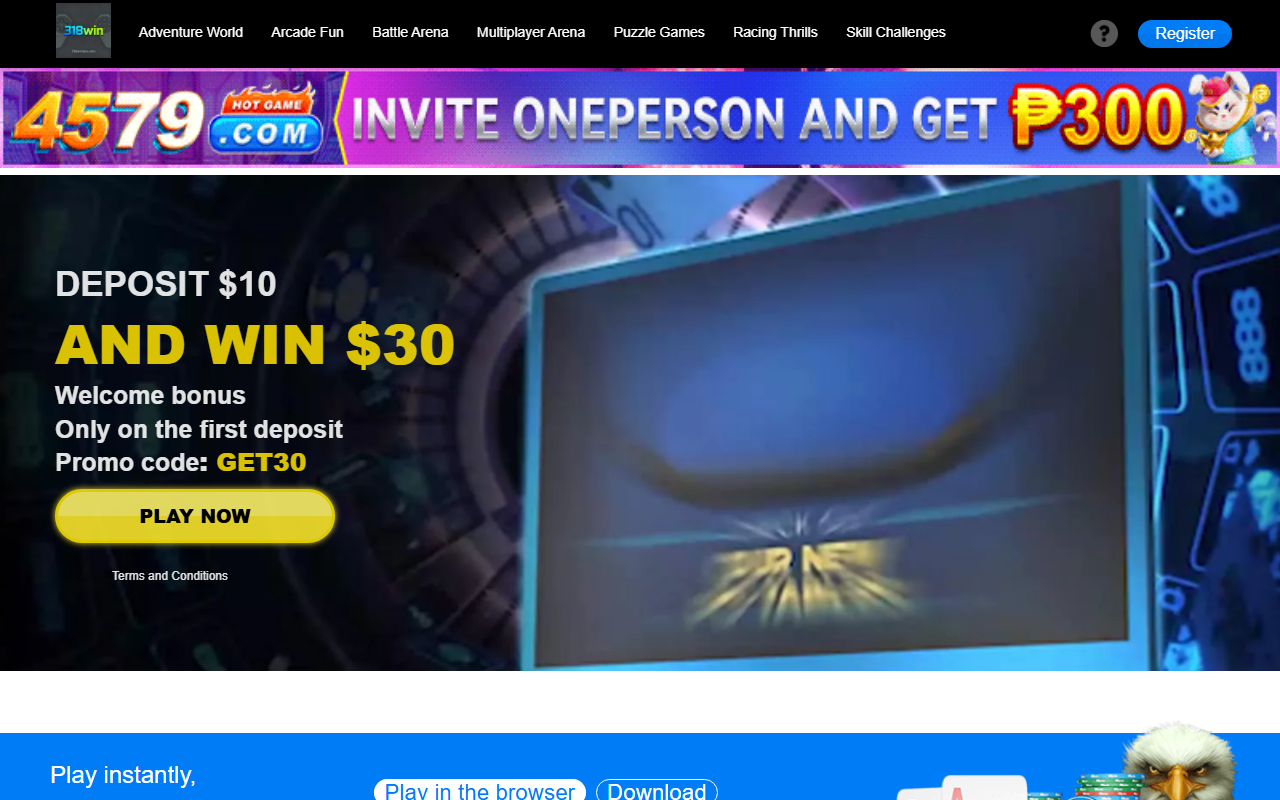 318winlaro.com screenshot