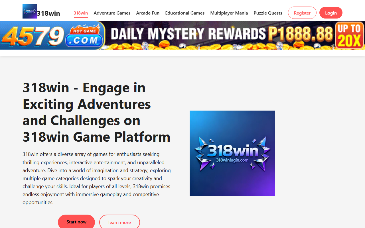 318winlogin.com screenshot