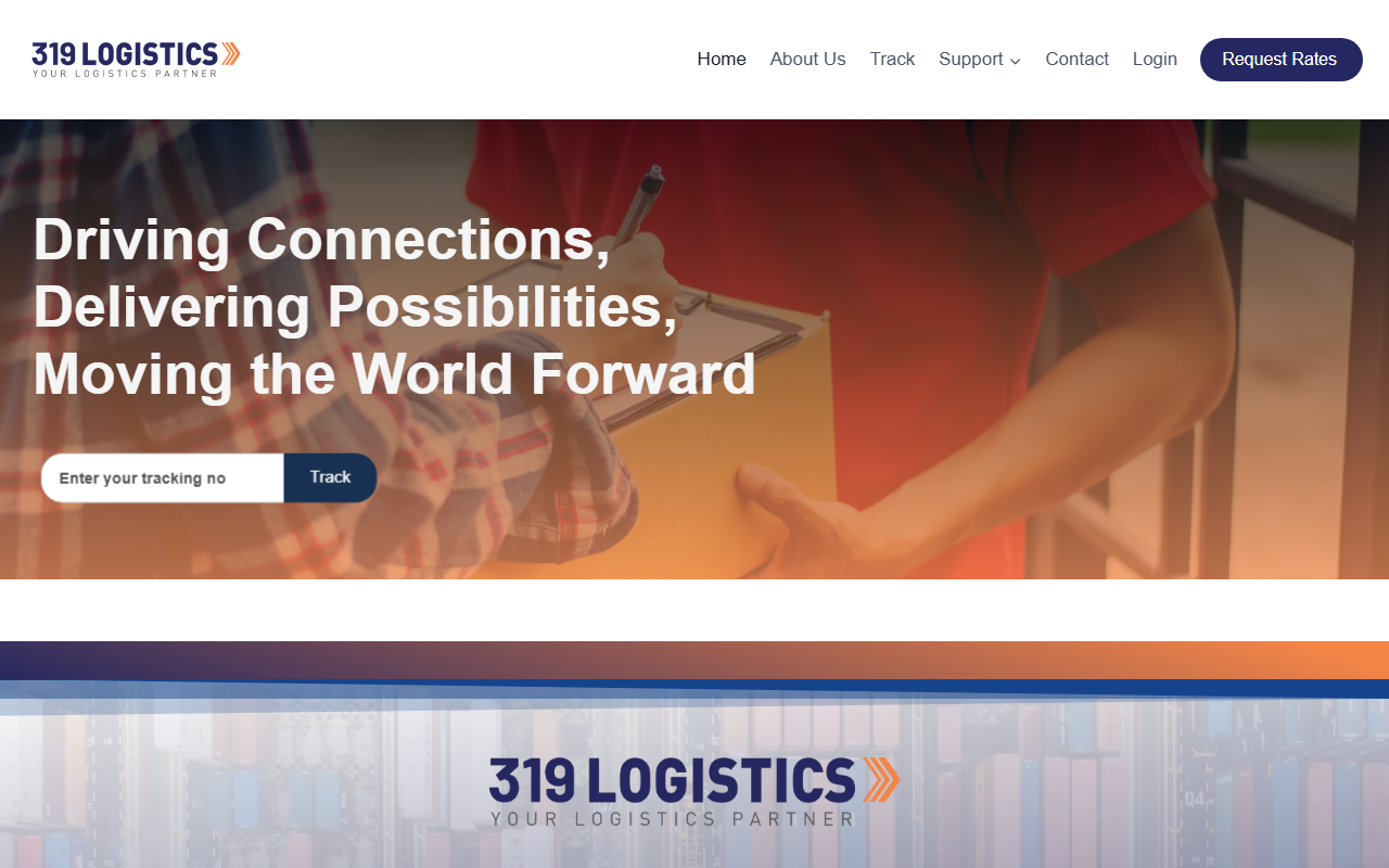 319logistics.com screenshot