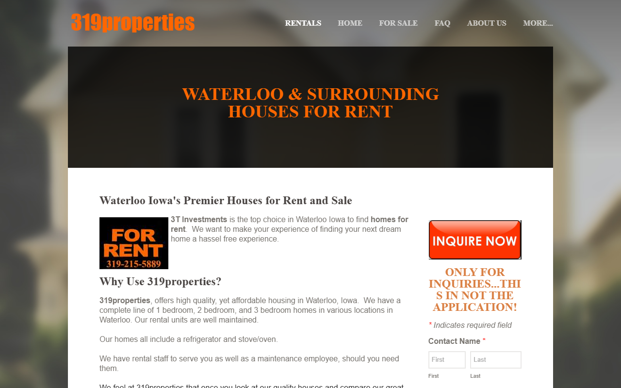 319properties.com screenshot