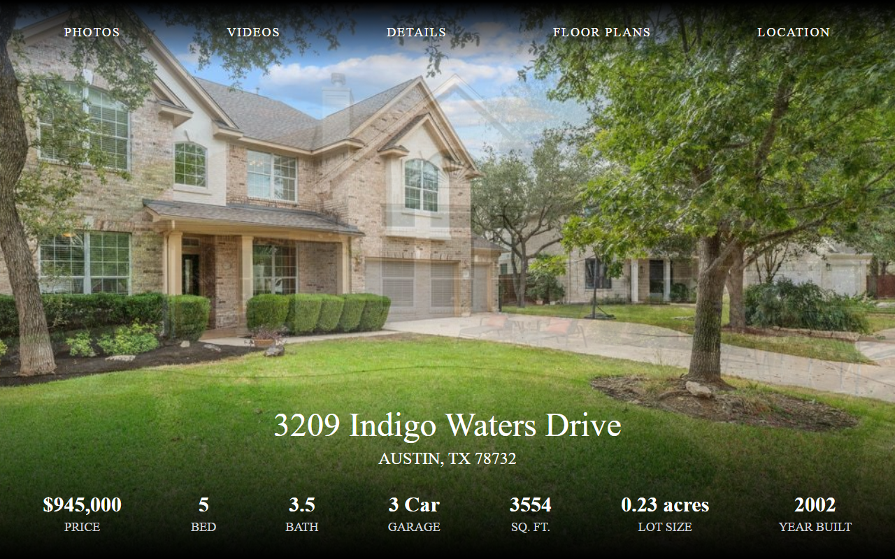 3209indigowaters.com screenshot