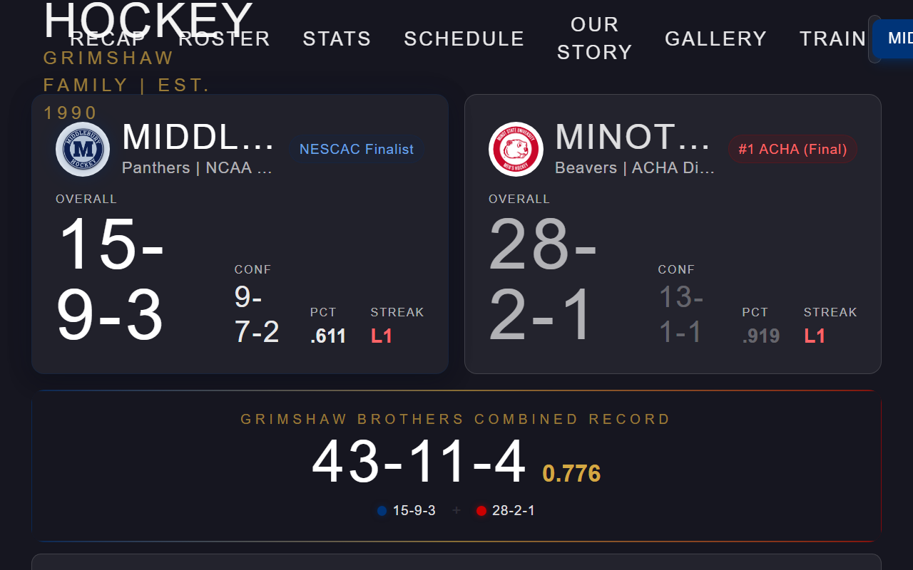 320hockeybros.com screenshot
