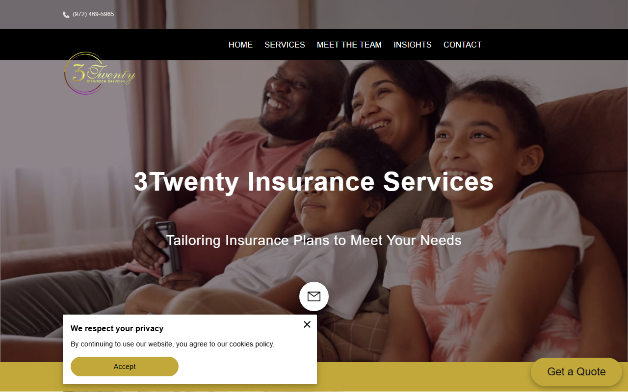320insurance.com screenshot