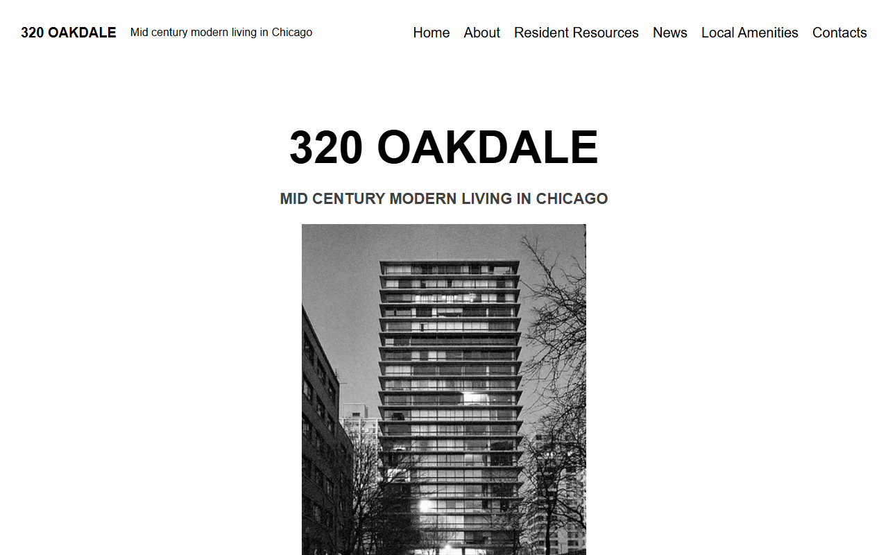 320oakdale.com screenshot