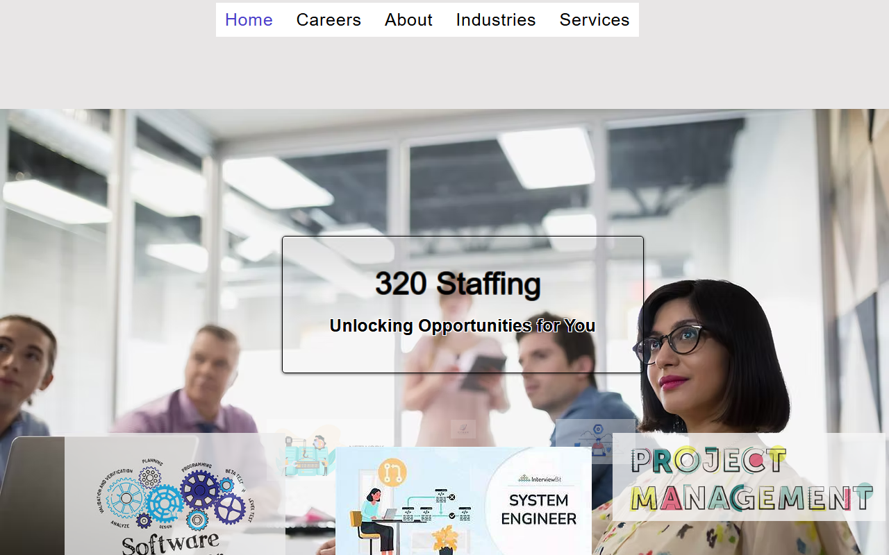 320staffing.com screenshot