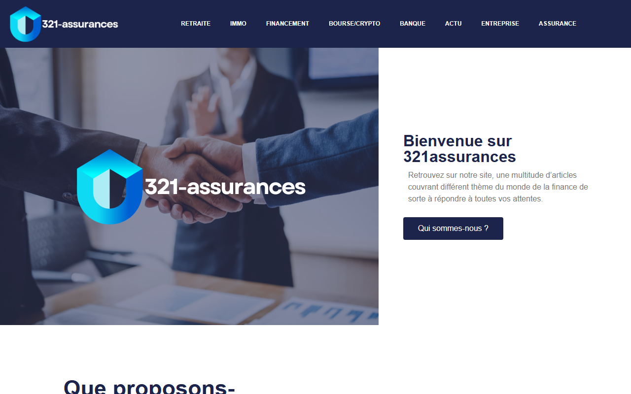 321-assurances.com screenshot