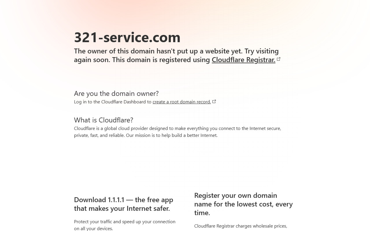 321-service.com screenshot