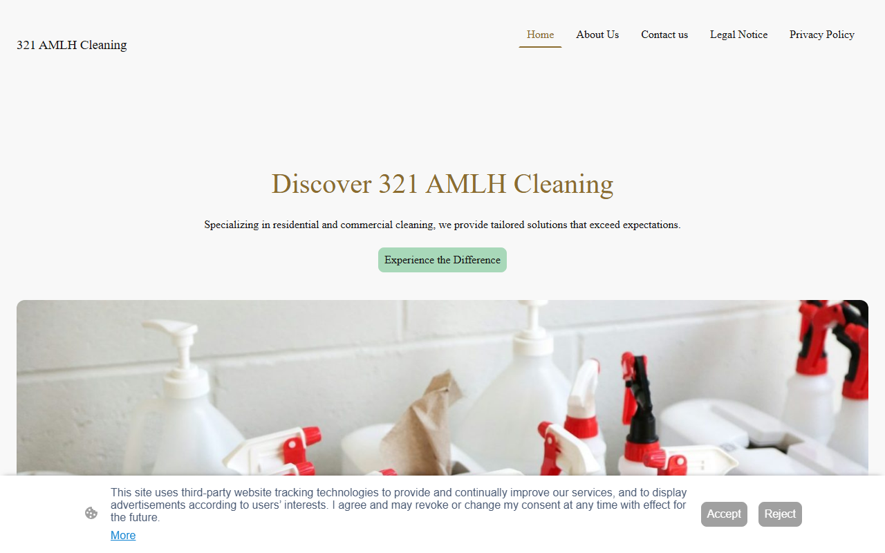 321amlhcleaning.com screenshot