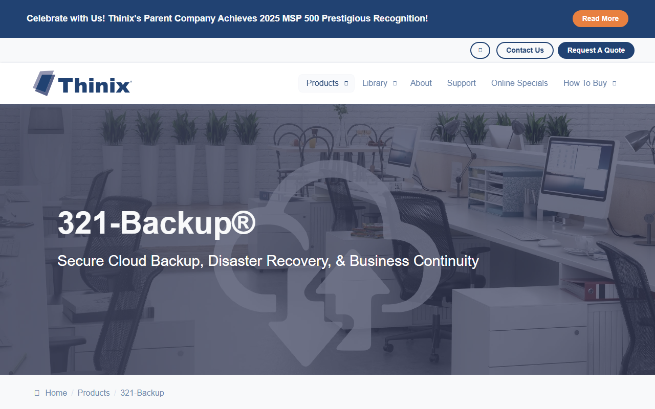321backups.com screenshot