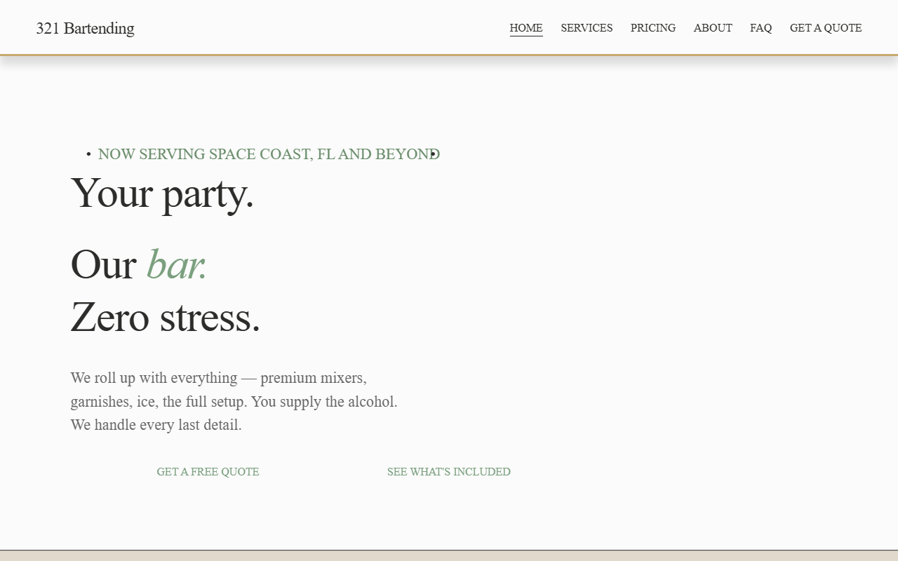 321bartending.com screenshot