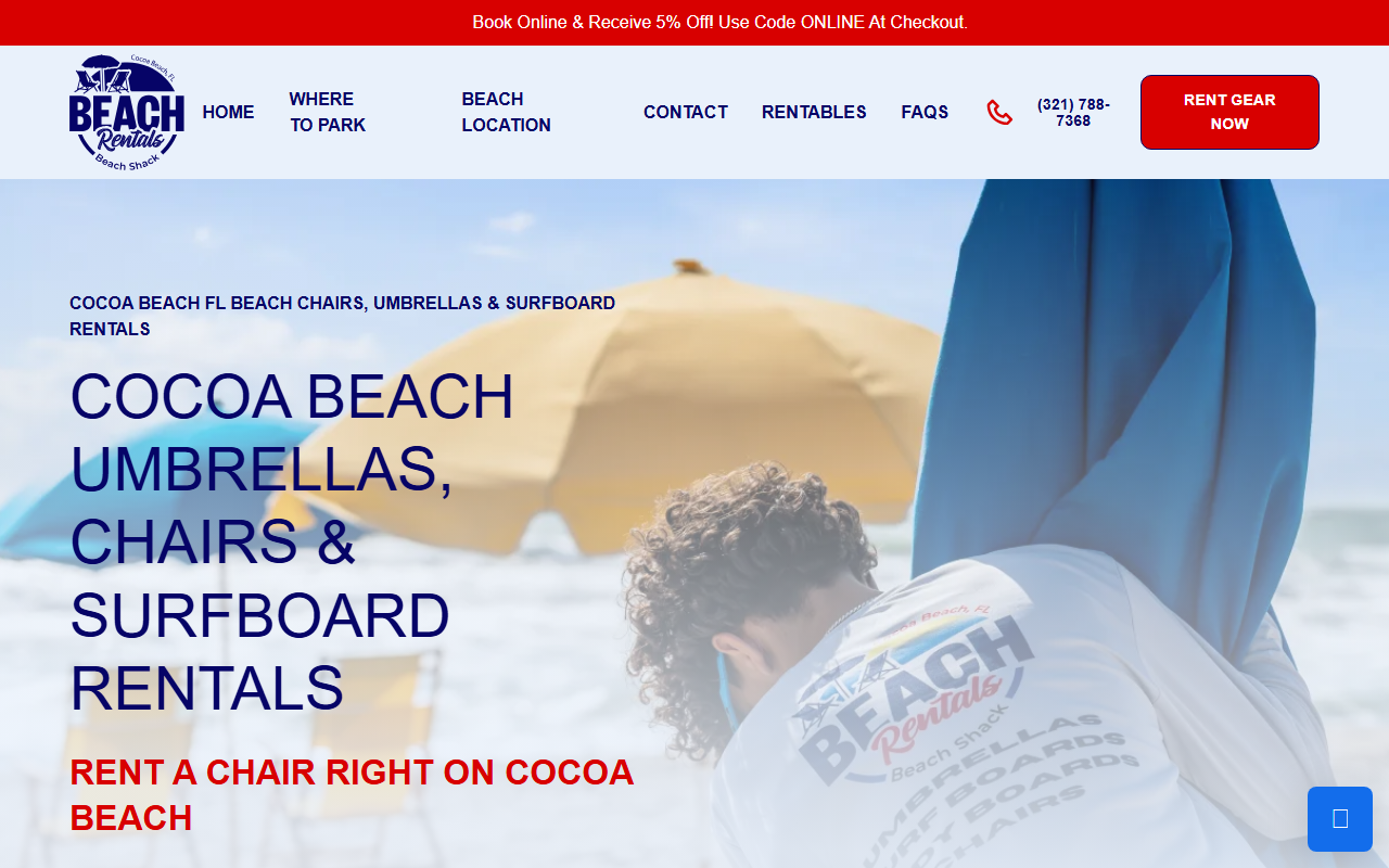 321beachchairs.com screenshot