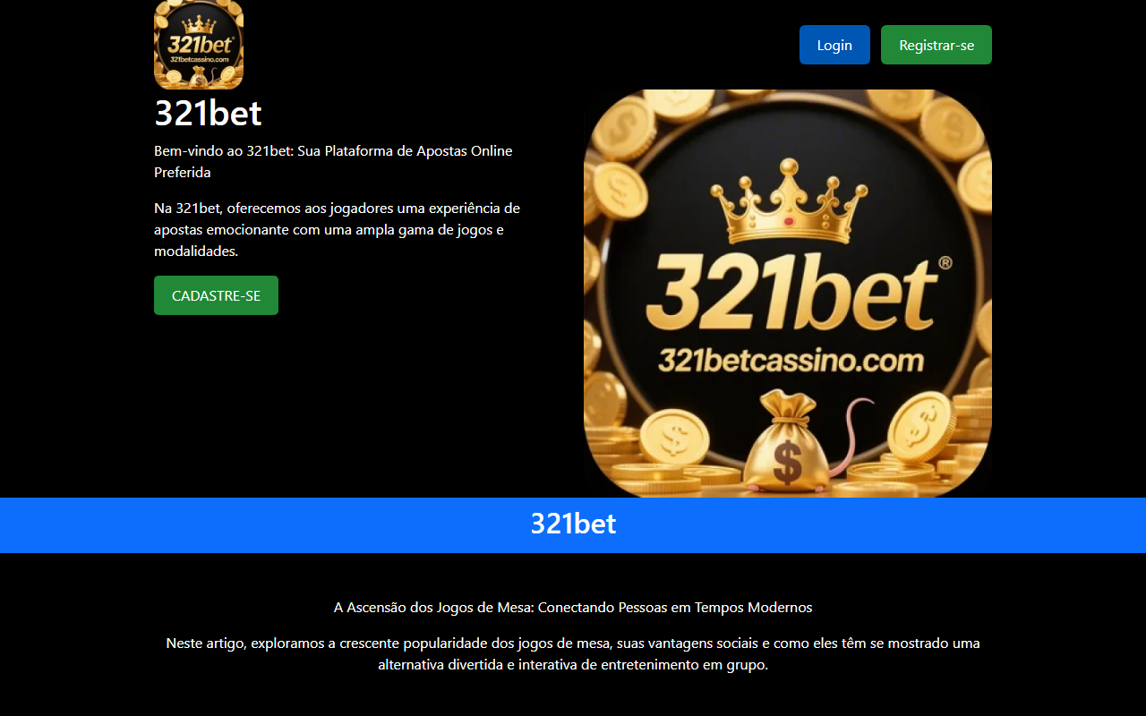 321betcassino.com screenshot